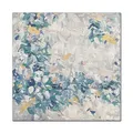 Diamantbild Blumen Stillleben abstrakt 20x20 bis 40x40 cm – Farbe Hellgrau (6)