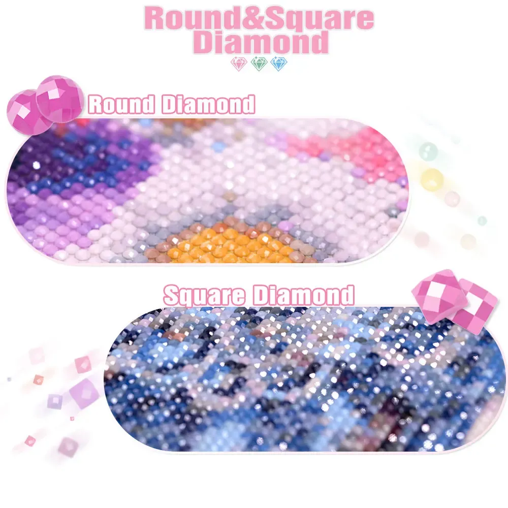 Diamantbild Blumenvase Pflanze Mosaik Komplettset Wanddekoration