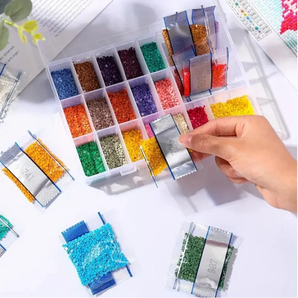 Diamantbild Ersatzperlen 20 bis 40 Farben