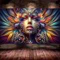 Diamantbild Frau abstrakt 30x50 bis 40x70 cm – 1