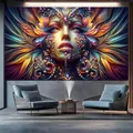 Diamantbild Frau abstrakt 30x50 bis 40x70 cm – 2