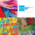 Diamantbild Frau abstrakt 30x50 bis 40x70 cm – 6