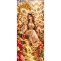 Diamantbild Frau Drache 20 bis 70 cm mit runden oder eckigen Steinen – 2