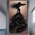 Diamantbild Frau Porträt abstrakt 20x40 bis 40x70 cm – 2