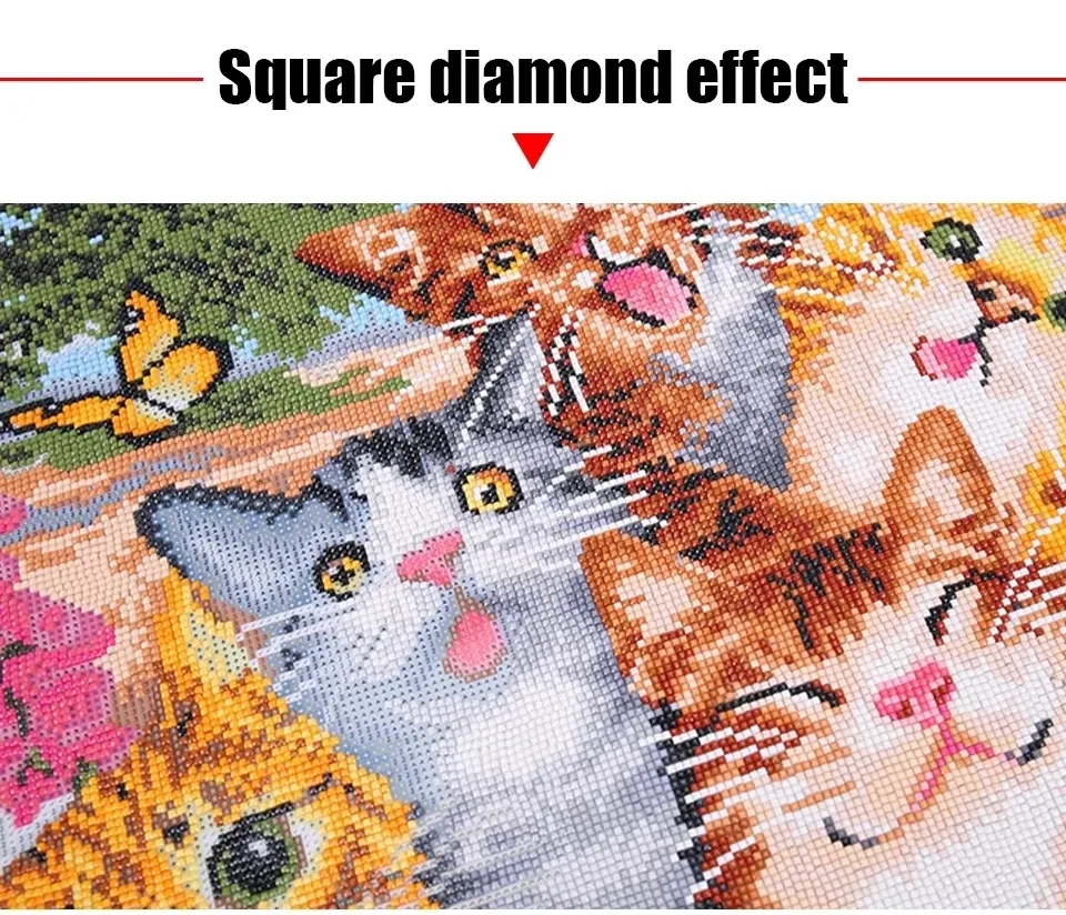 Diamantbild Frauenporträt Paar abstrakt 30x20 bis 70x50 cm