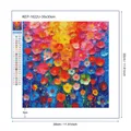 Diamantbild Gerbera Blume 30 bis 50 cm mit runden oder eckigen Steinen – 4