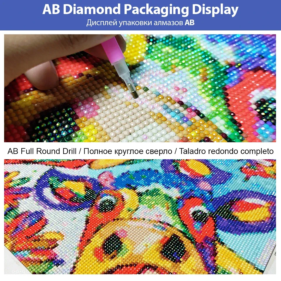 Diamantbild Graffiti Cartoon abstrakt 30x40 bis 45x60 cm