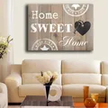 Diamantbild Haus mit Quadrat oder runden Steinen 20 bis 80 cm – 2
