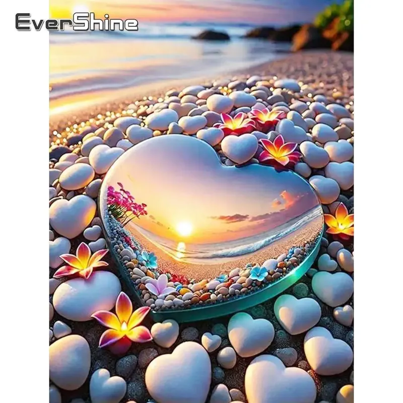 Diamantbild Herz 20x30cm bis 50x70cm