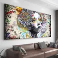 Diamantbild Herz Blumen abstrakt 30x15 bis 100x50 cm – 1