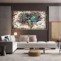Diamantbild Herz Blumen abstrakt 30x15 bis 100x50 cm – 3