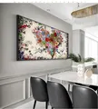 Diamantbild Herz Blumen abstrakt 30x15 bis 100x50 cm – 5