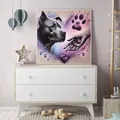 Diamantbild Hund Cartoon 20 bis 50 cm mit runden oder eckigen Steinen – 3