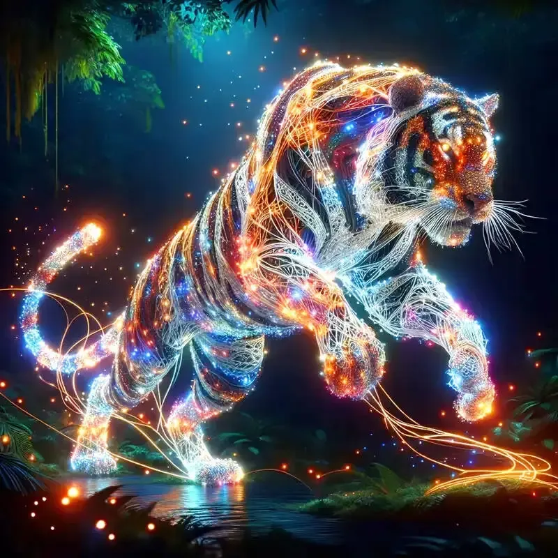 Diamantbild Hund Katze 20 bis 50 cm mit runden oder eckigen Steinen