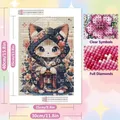 Diamantbild Katze Cartoon Tier Kätzchen Mosaik 30x40 bis 50x70cm – 2