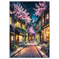 Diamantbild Kirschblüte Fuji Landschaft Mosaik Anfänger Deko – Farbe FDX5580