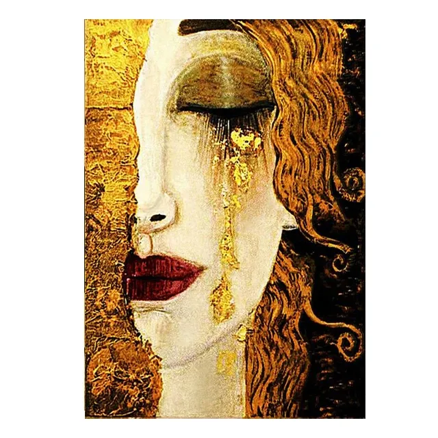 Diamantbild Klimt Porträt abstrakt 20x30 bis 50x70 cm