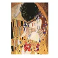 Diamantbild Klimt Porträt abstrakt 20x30 bis 50x70 cm – Farbe Rot (2)