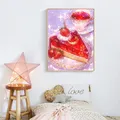Diamantbild Kuchen 20 bis 50 cm mit runden oder eckigen Steinen – 2
