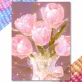 Diamantbild Kuchen 20 bis 50 cm mit runden oder eckigen Steinen – Farbe WE3730