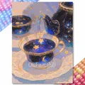 Diamantbild Kuchen 20 bis 50 cm mit runden oder eckigen Steinen – Farbe WE3733