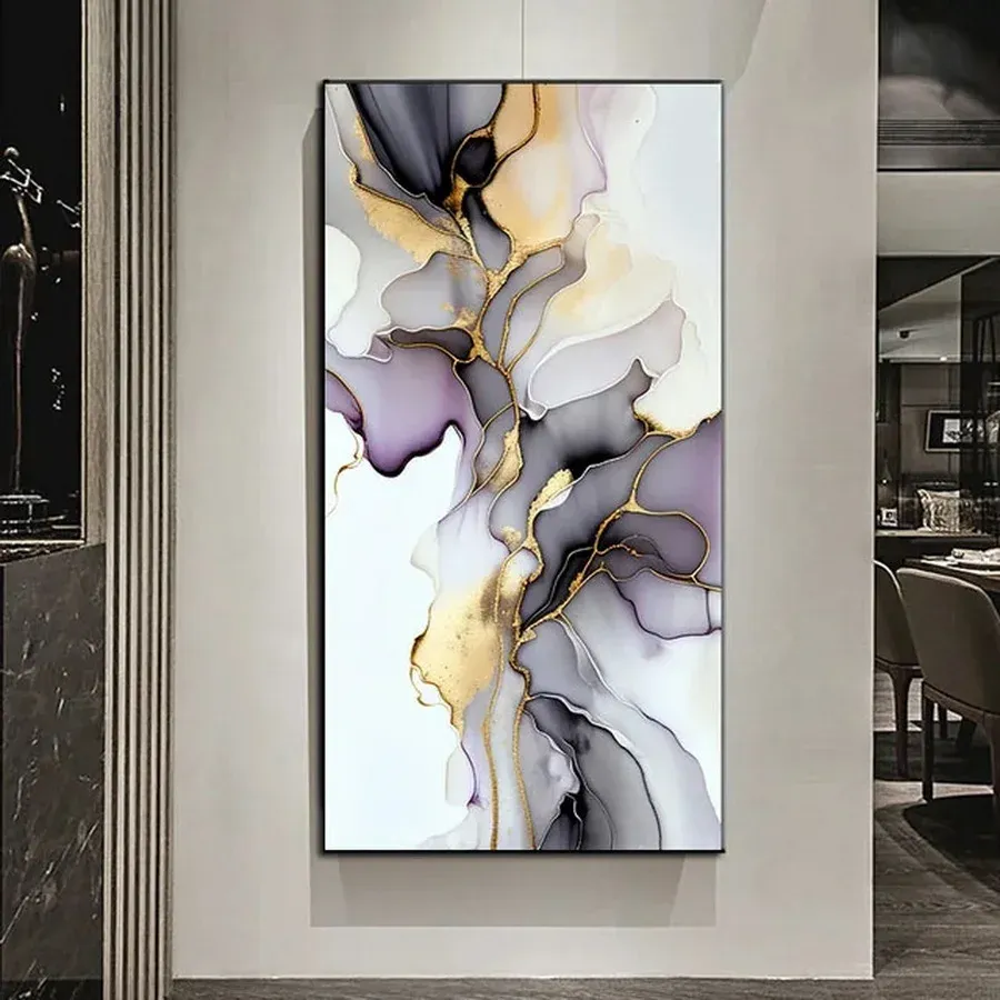 Diamantbild Landschaft abstrakt 20x40 bis 50x100 cm