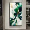 Diamantbild Landschaft abstrakt 20x40 bis 50x100 cm – Farbe Gelb (A)