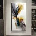 Diamantbild Landschaft abstrakt 20x40 bis 50x100 cm – Farbe hellgrün (K)