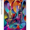 Diamantbild Landschaft abstrakt 25x20 bis 70x50 cm – 1
