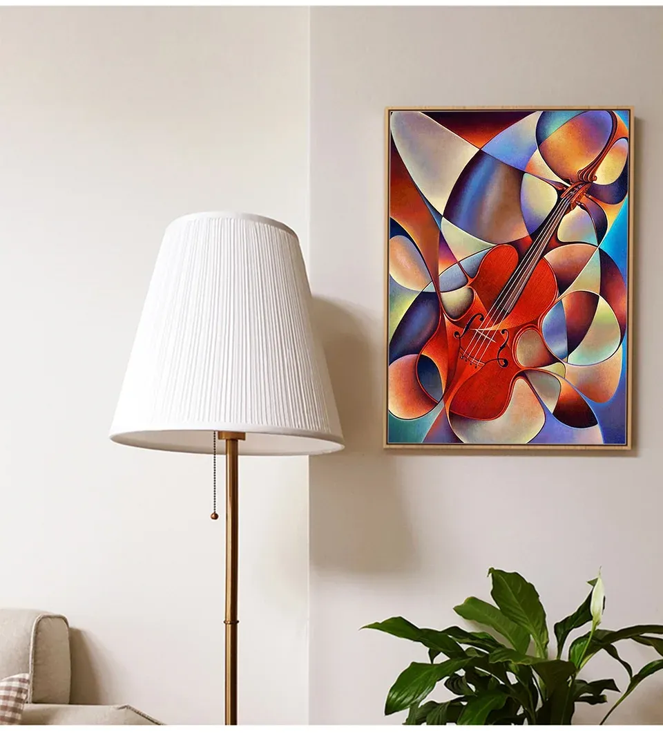 Diamantbild Landschaft abstrakt 25x20 bis 70x50 cm