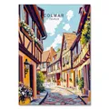 Diamantbild London Street View 20 bis 50 cm mit runden oder eckigen Steinen – Farbe VET2754
