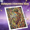 Diamantbild Mädchen Porträt abstrakt 20x30 bis 50x70 cm – 2