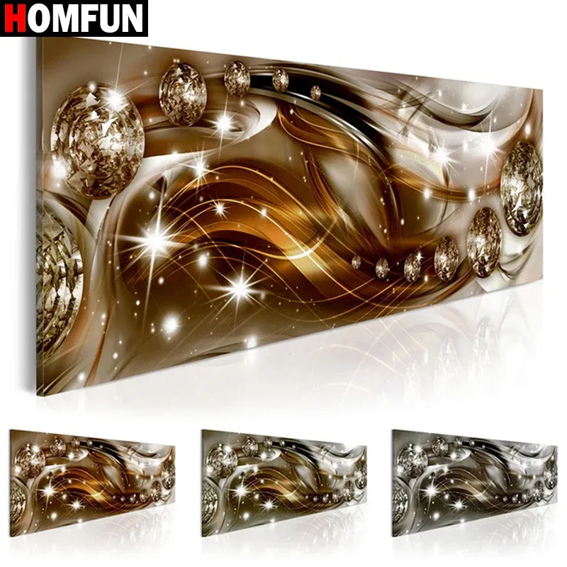 Diamantbild Mandala abstrakt 15x45 bis 30x90 cm