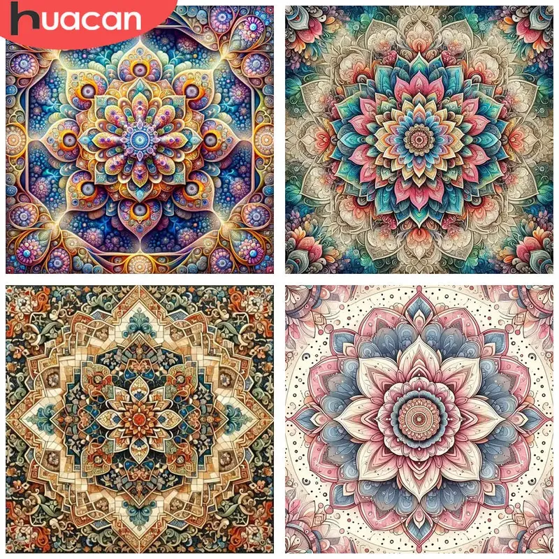 Diamantbild Mandala abstrakt 20x20 bis 50x50 cm