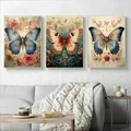 Diamantbild Mandala Schmetterling Blume 20x25 bis 40x50 cm – 3