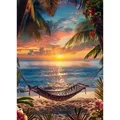 Diamantbild Meer Sonnenaufgang Landschaft Anfänger Mosaik Deko – 1
