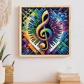 Diamantbild Notizen Spezialform 30x30cm – 5