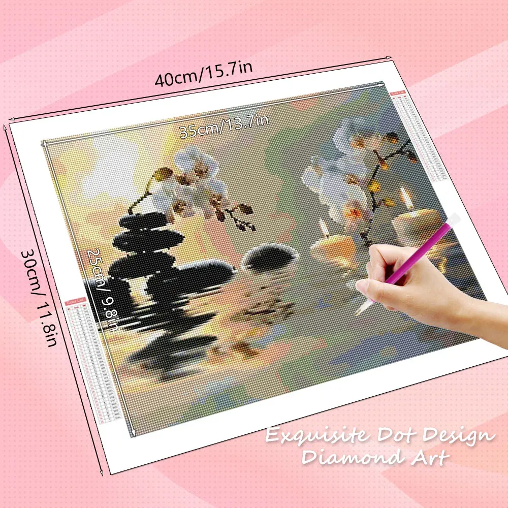Diamantbild Orchidee 20x30cm bis 50x70cm