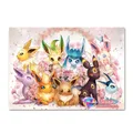 Diamantbild Pikachu Eeveelution 20 bis 70 cm mit runden oder eckigen Steinen – 1