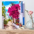 Diamantbild Santorini Mykonos Insel Landschaft Ägäis Kreuzstich – 3