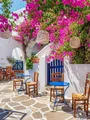 Diamantbild Santorini Mykonos Insel Landschaft Ägäis Kreuzstich – Farbe HXP806A-3