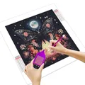 Diamantbild Schmetterling Mond Landschaft Strass Stickerei Deko – 2