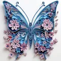 Diamantbild Schmetterling Spezialform 30x30cm – 1