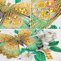 Diamantbild Schmetterling Spezialform 30x30cm – 6