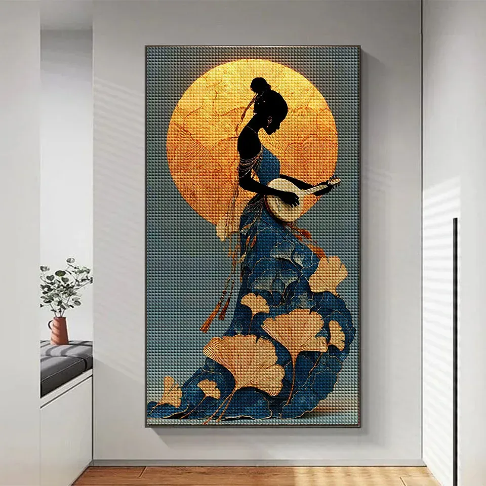 Diamantbild Schönheit abstrakt 20x40 bis 35x70 cm