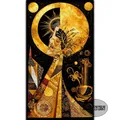 Diamantbild Schönheit abstrakt 20x40 bis 35x70 cm – Farbe FYH1737
