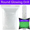 Diamantbild Steine 100g bis 5KG – Farbe Round Glowing Drill