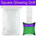 Diamantbild Steine 100g bis 5KG – Farbe Square Glowing Drill