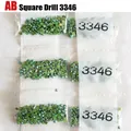 Diamantbild Steine AB 5 Beutel bis 100 Beutel – Farbe AB Square drill 3346