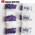 Diamantbild Steine AB 5 Beutel bis 100 Beutel – Farbe AB Square drill 550